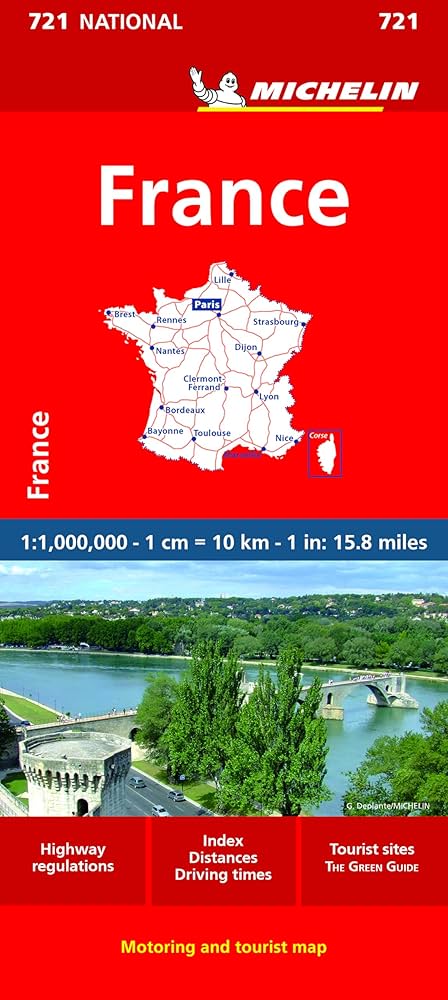 Michelin France Map 721 (Maps/Country (Michelin)): Michelin